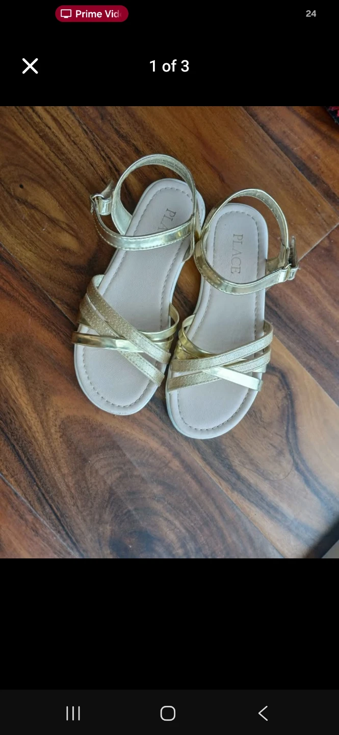 The Children's Place Gold Sandals