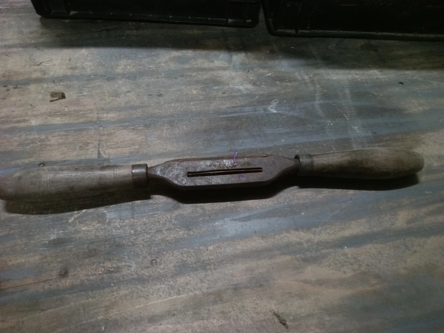 🏈Vintage Handheld Wood Drawknife - photo 2