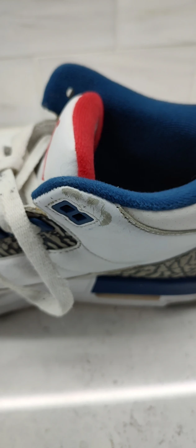 Nike Air Jordan 3 True Blue Sneakers size 6.5y - photo 4