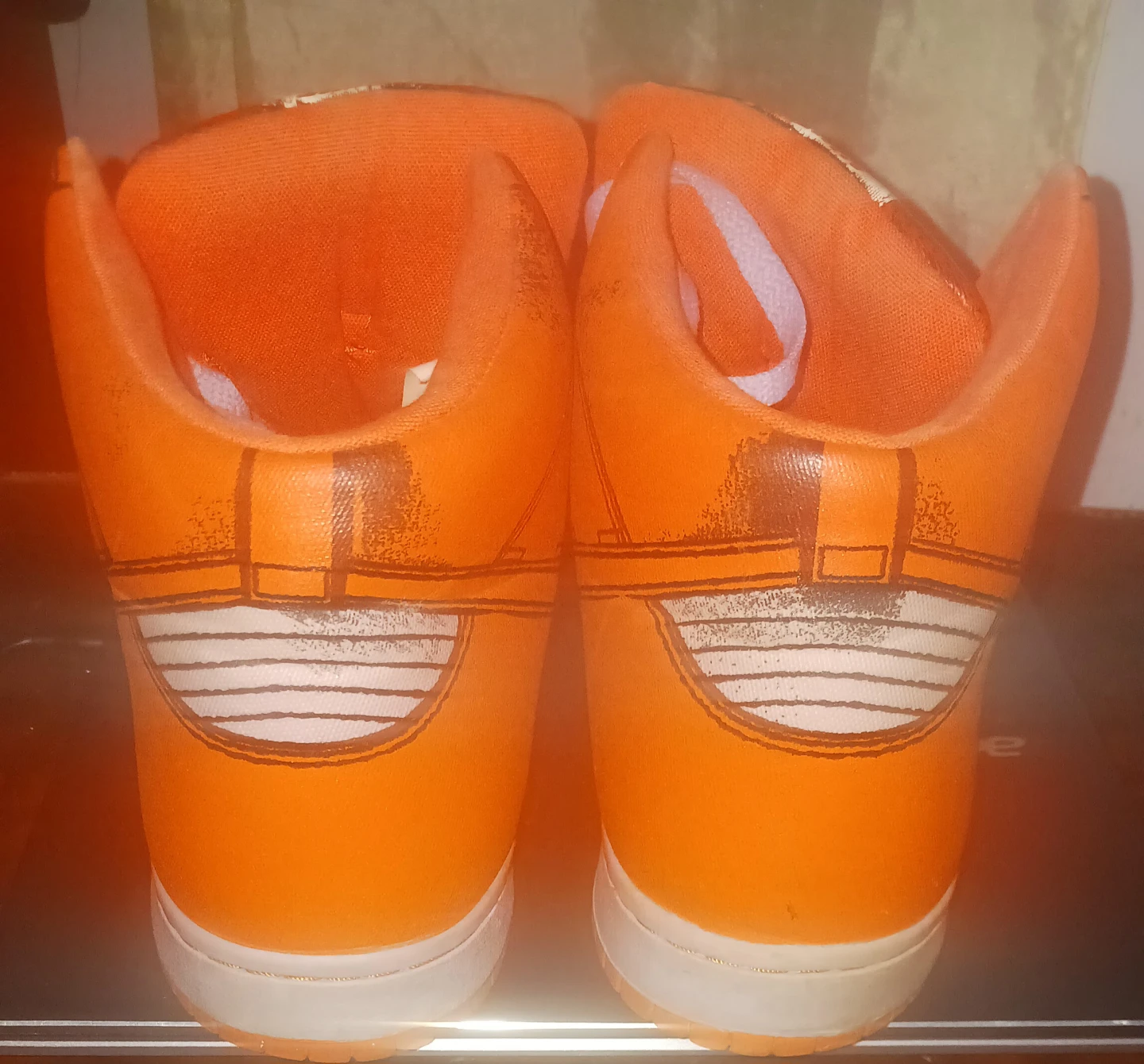 Nike Dunk High Orange Sneakers - photo 3