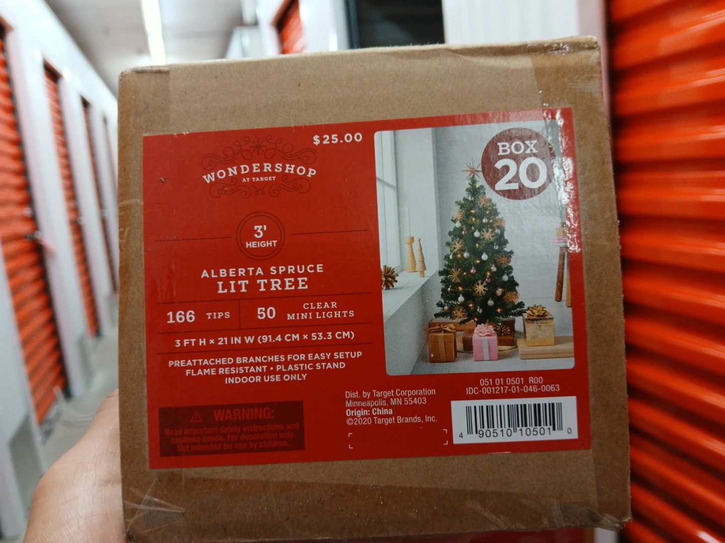 3ft Christmas tree with clear mini lights - photo 3