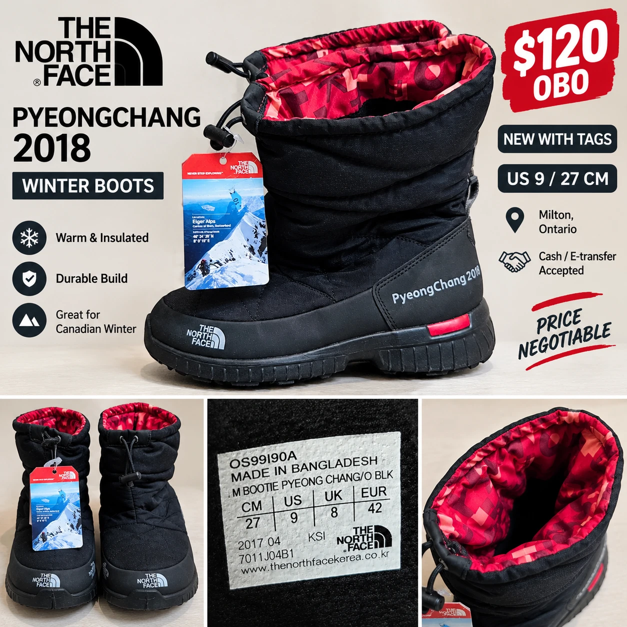 The North Face PyeongChang 2018 Winter Boots