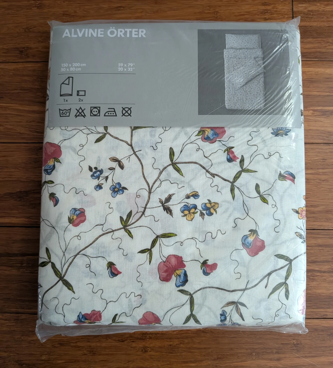 Two IKEA ALVINE ÖRTER Duvet Cover Set - photo 3