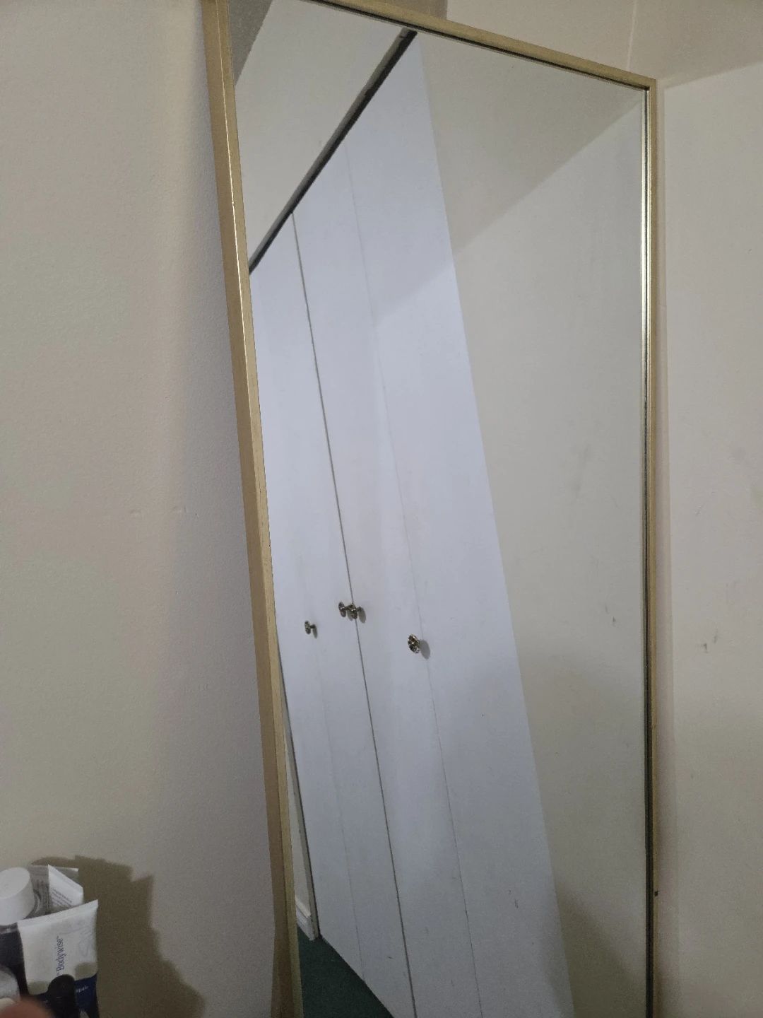 Full Length Mirror with Gold Frame and dressing table - photo 3