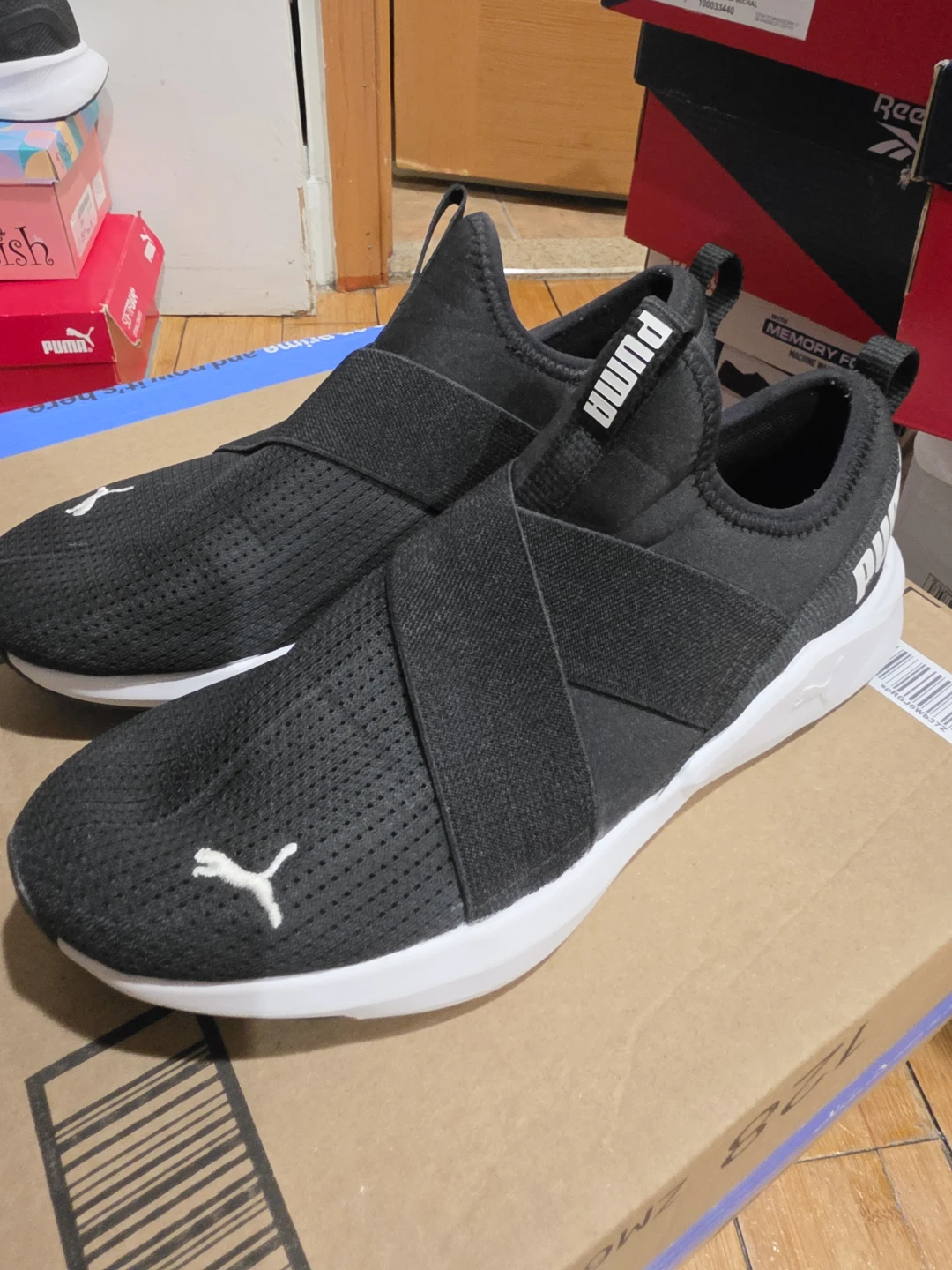 Puma Black Slip-On Sneakers - photo 2