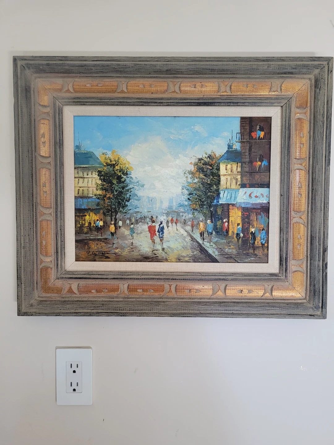 P. G. Tiele oil painting on canvas - photo 2