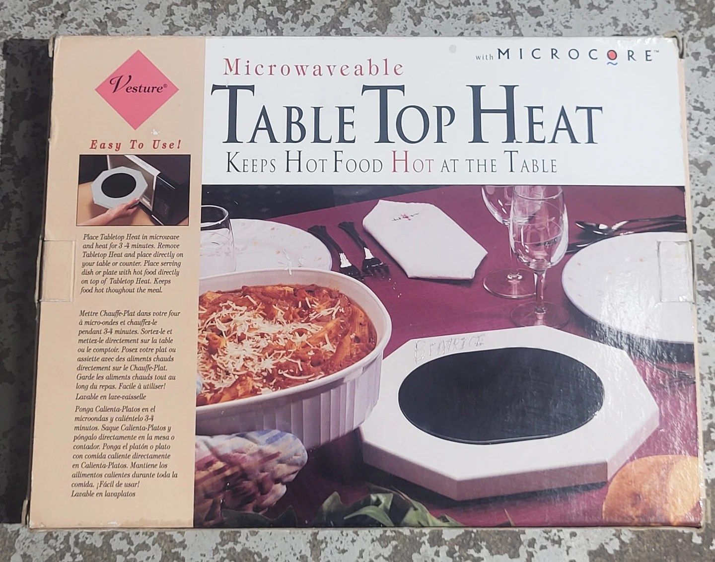 Vesture Microwaveable Table Top Heat