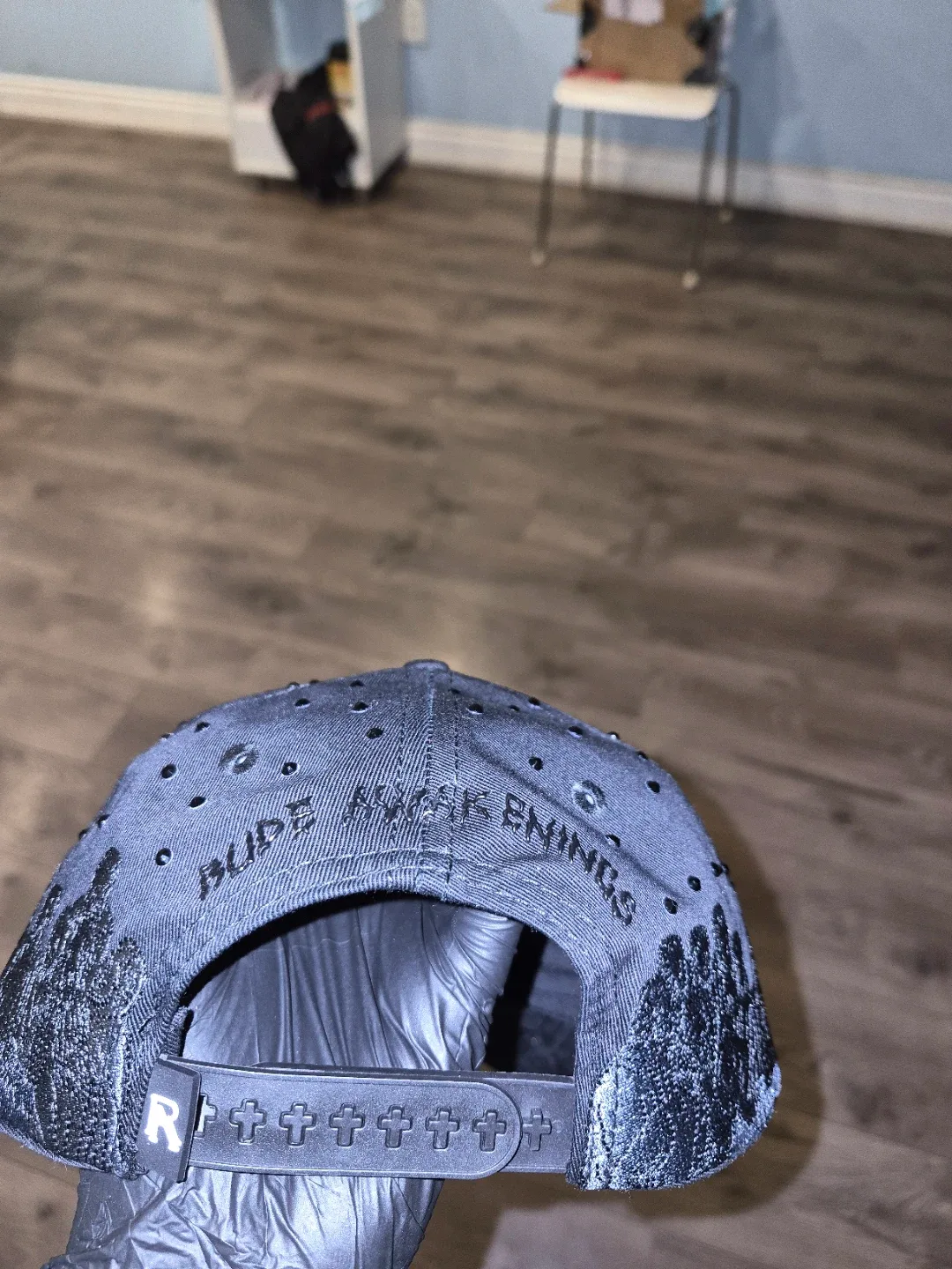 Rude Awakenings Black Graphic Snapback Cap - photo 4