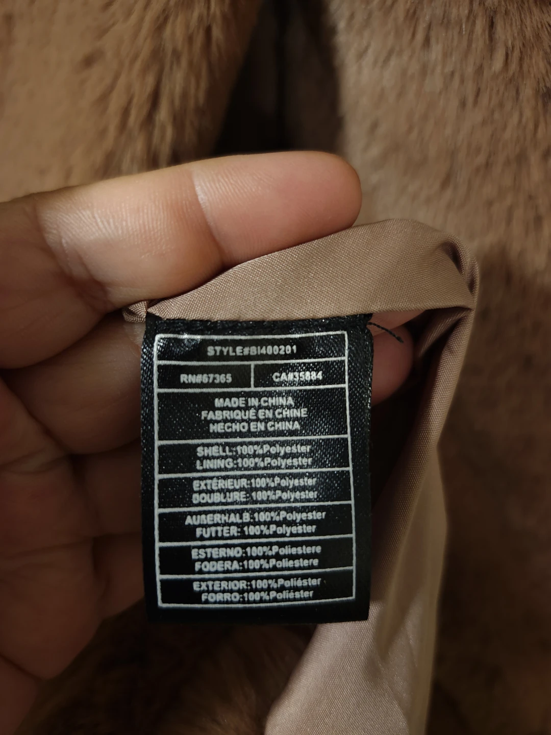 BB Dakota Brown Faux Fur Coat - photo 3
