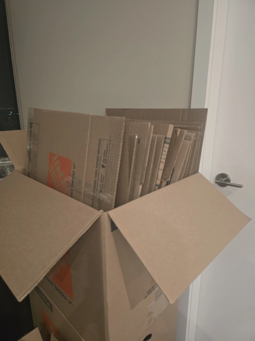 Assorted Home Depot Moving Boxes