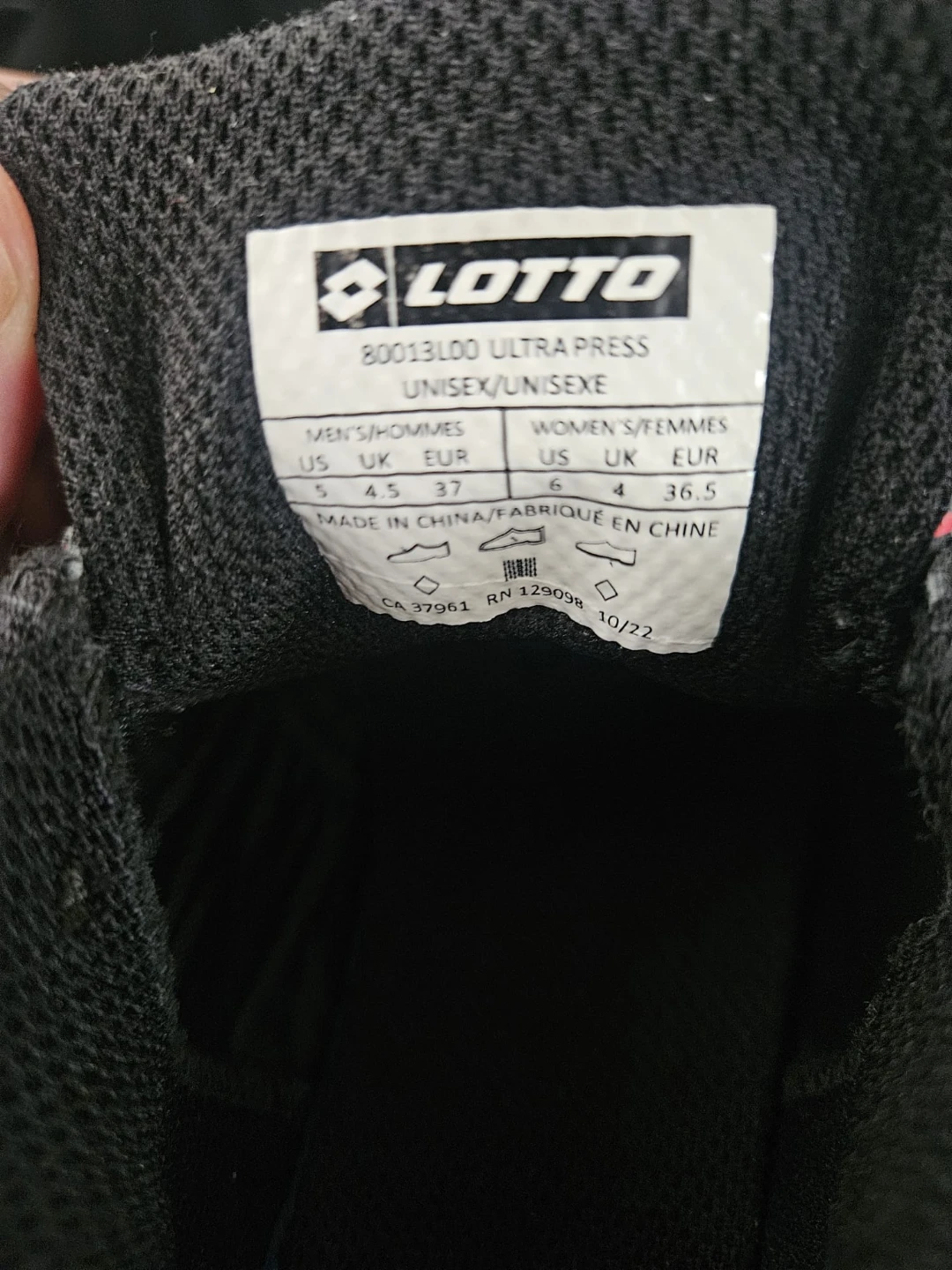 Lotto Ultra Press Soccer Cleats Size 5