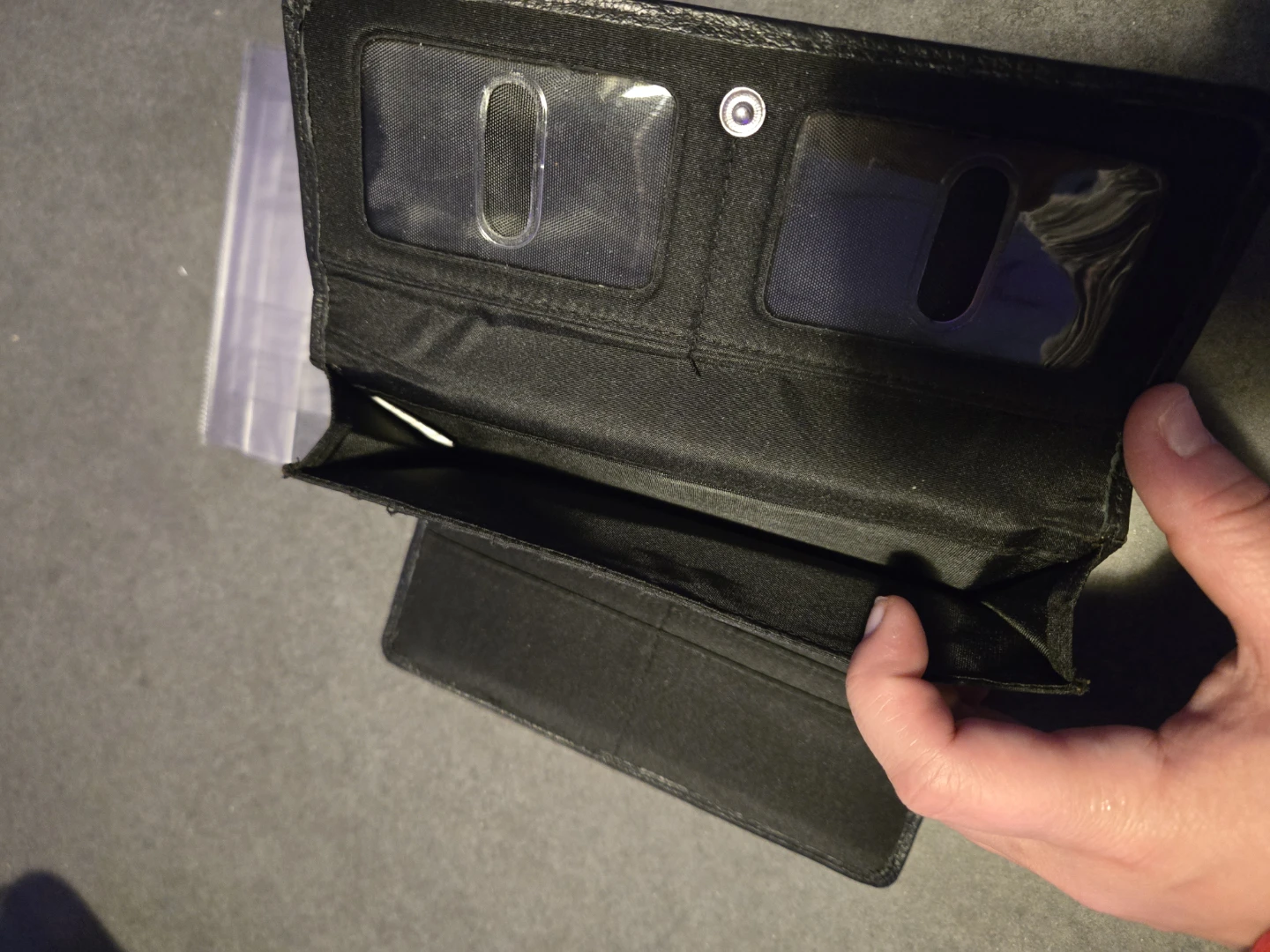 Black Genuine Leather Wallet - photo 2