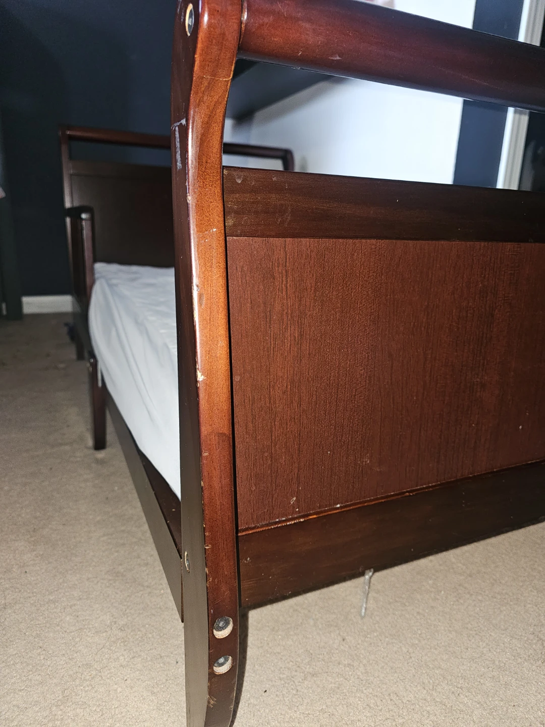 Toddler Bed and 2-in-1 Simmons Mattress