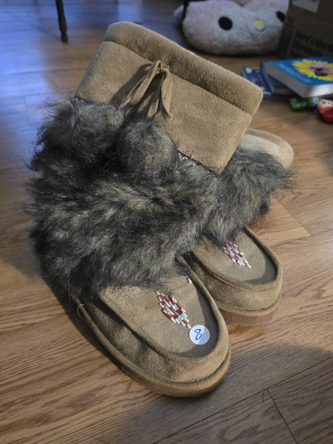 Beaded Moccasin Boots