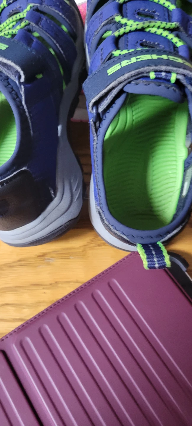 Skechers Boys Sandals Blue and Green - photo 3
