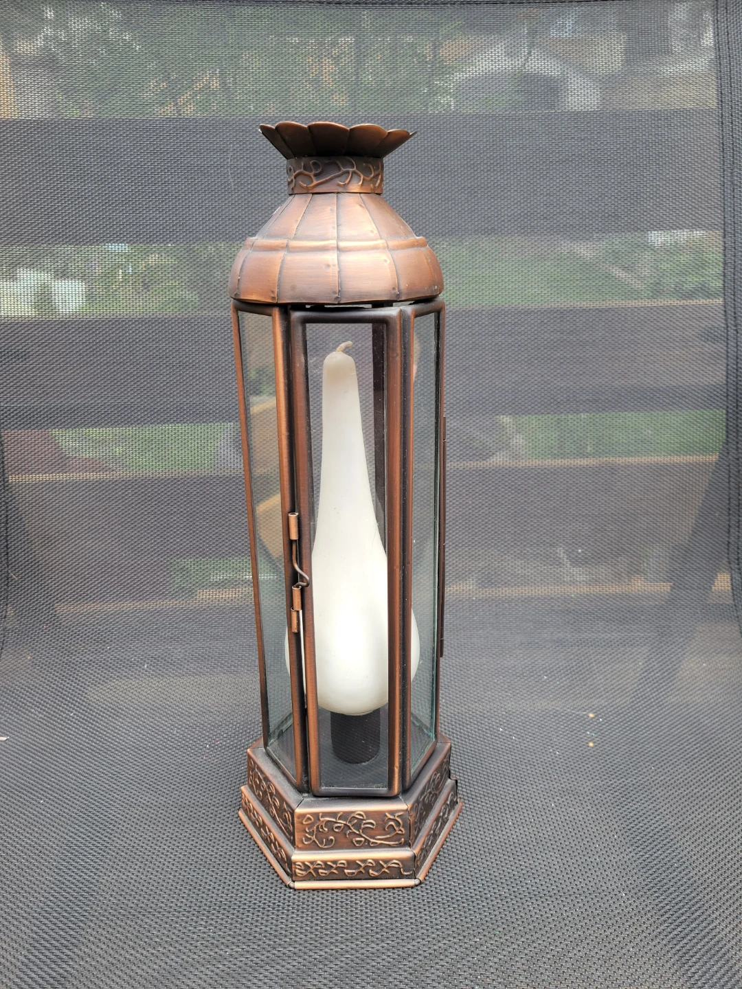 Candle Holder (Metal) with Candle