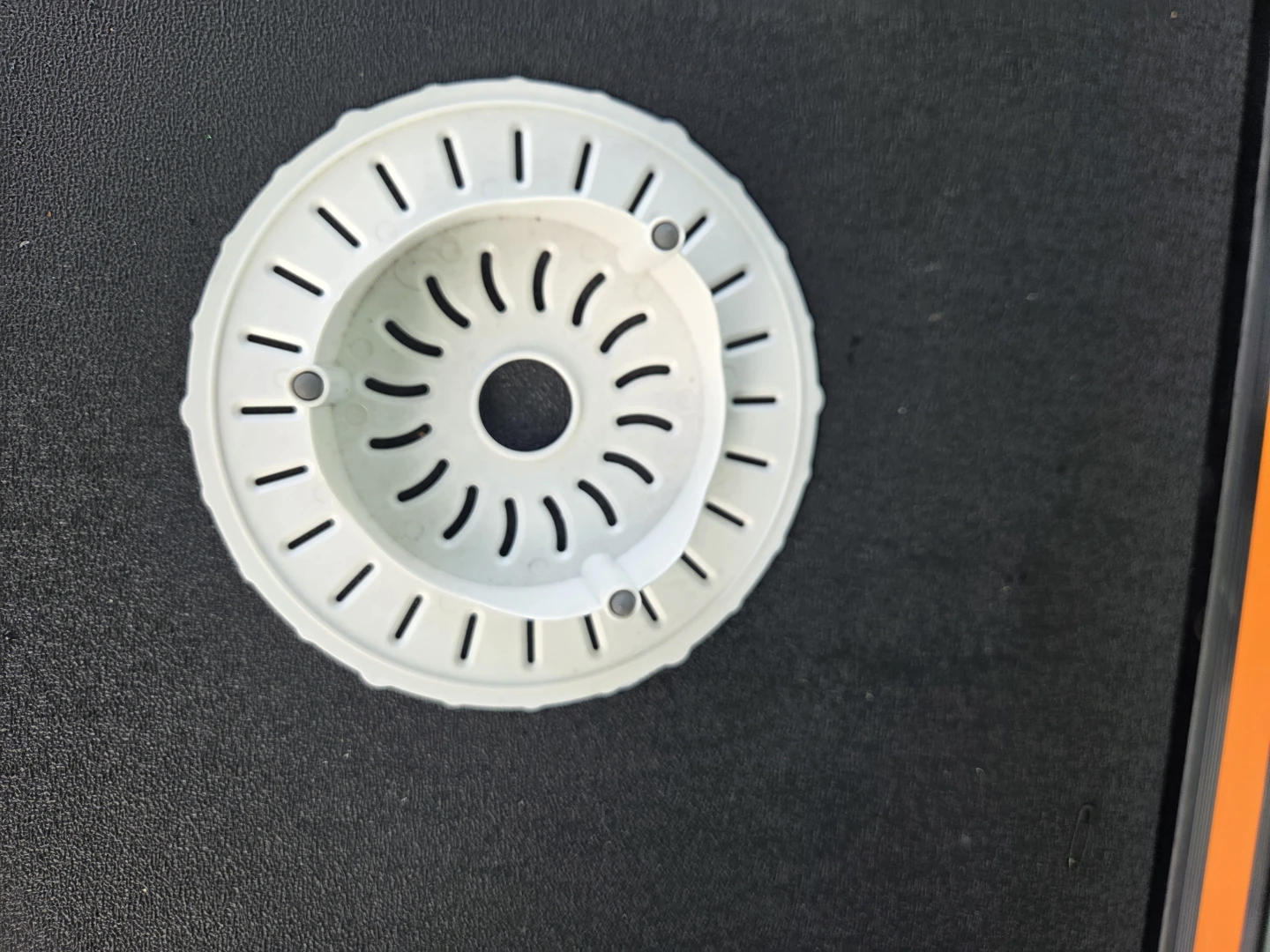 White Sink Strainer Basket