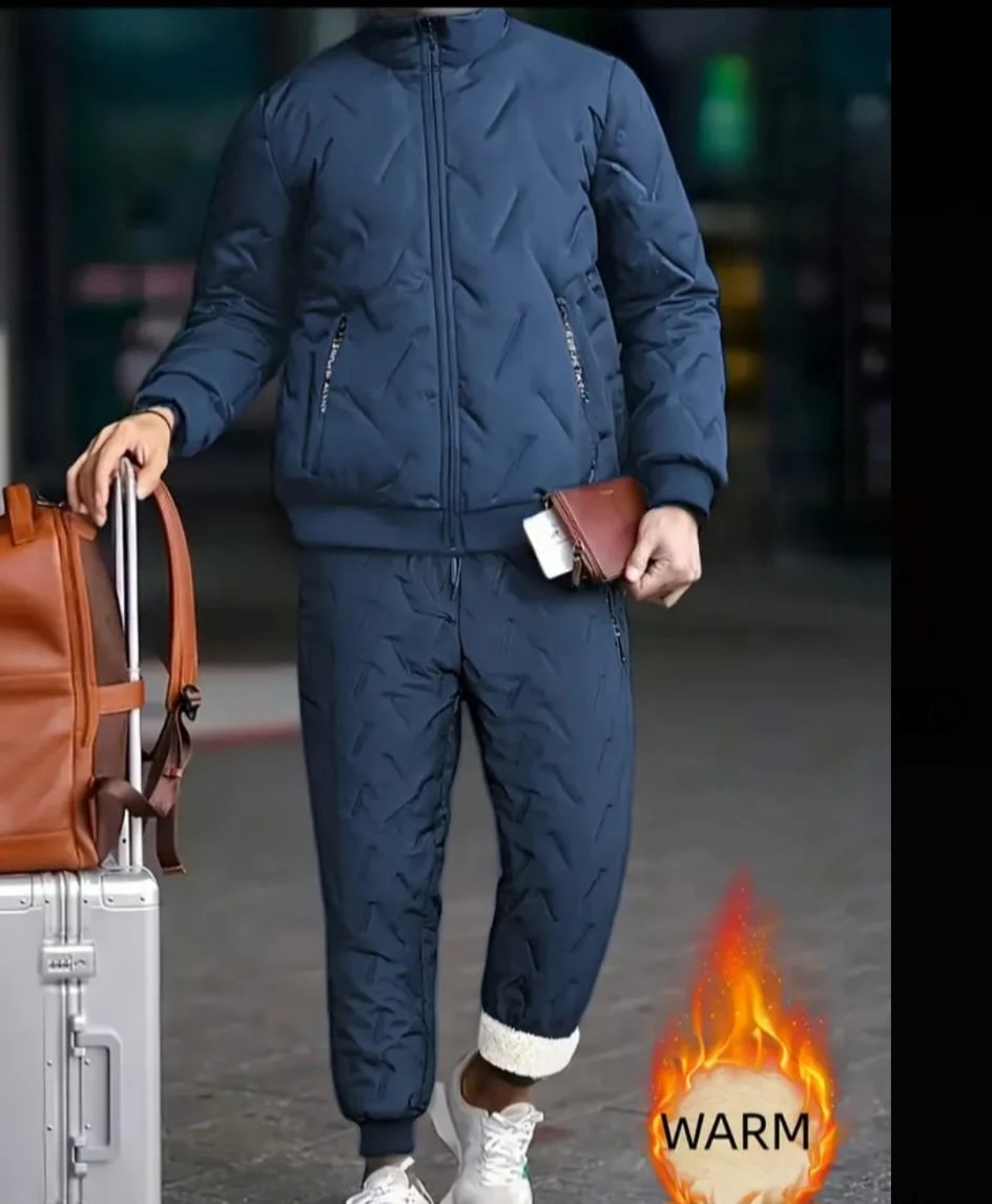 Quilted Winter Tracksuit Set 2pc