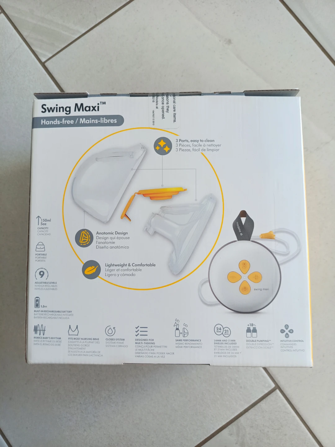 Medela Swing Maxi Hands-Free Double Electric Breast Pump - photo 5