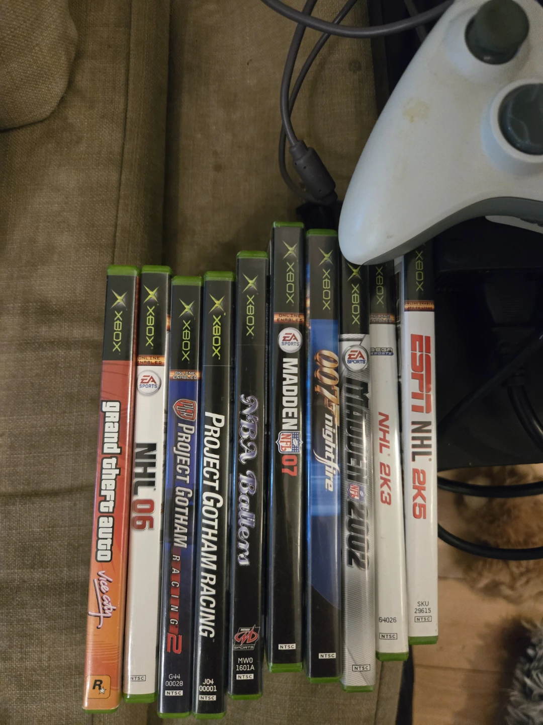 Xbox 360 elite Console with Controller and 9 Original Xbox Games - photo 2