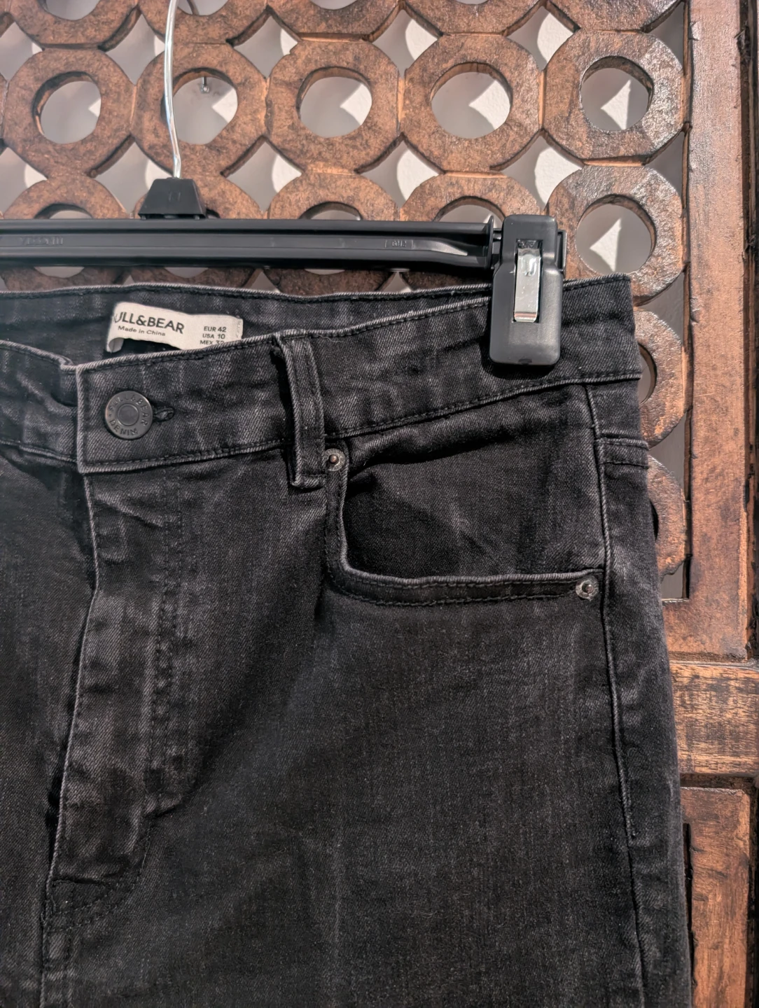 Pull&Bear Black Denim Jeans - photo 3