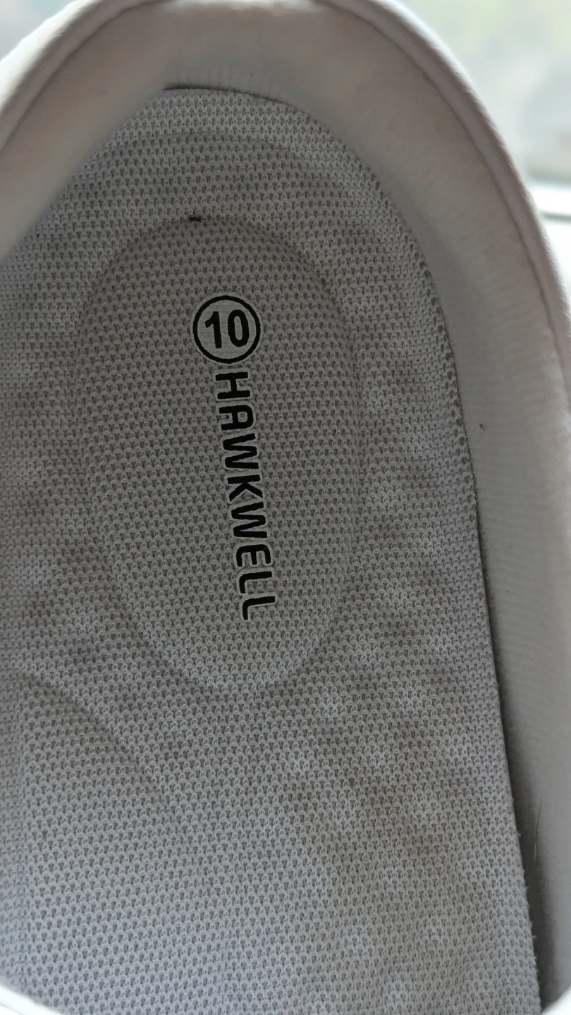 Hawkwell White Slip-On Shoes Size 10, $20 - photo 3