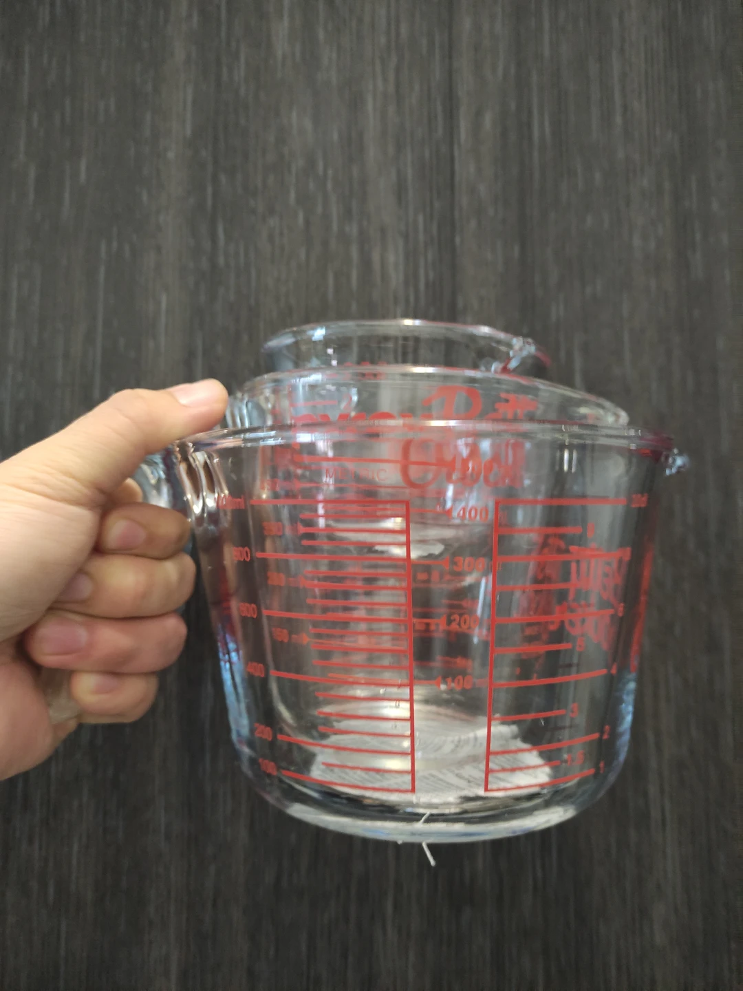 Glass Measuring Cup Set of 3 🏈