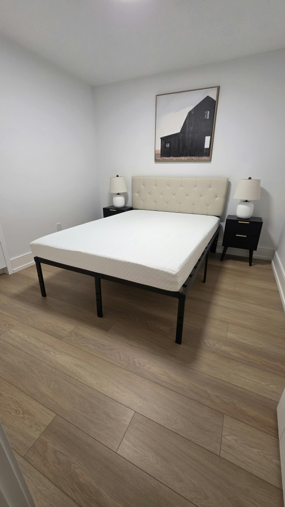 Full size Bed Frame with Mattress and Headboard - photo 3