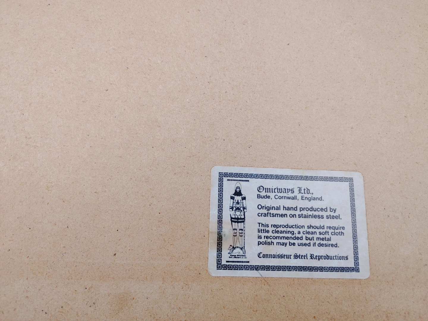 Omicways Ltd. Stainless Steel South Wales Map - photo 2