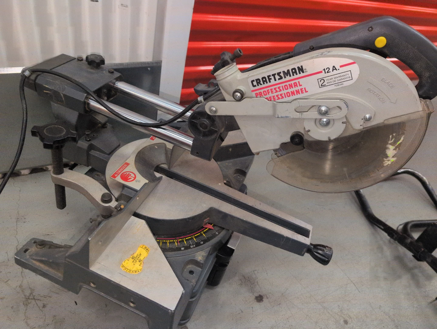 Craftsman Professional 12A Miter Saw - photo 2