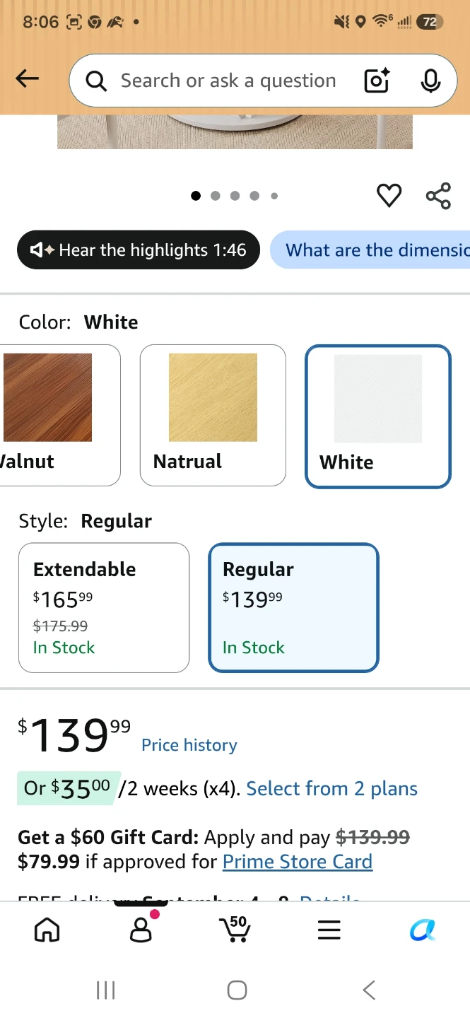 (Brand New) Einhorn Round Dining Table - photo 4