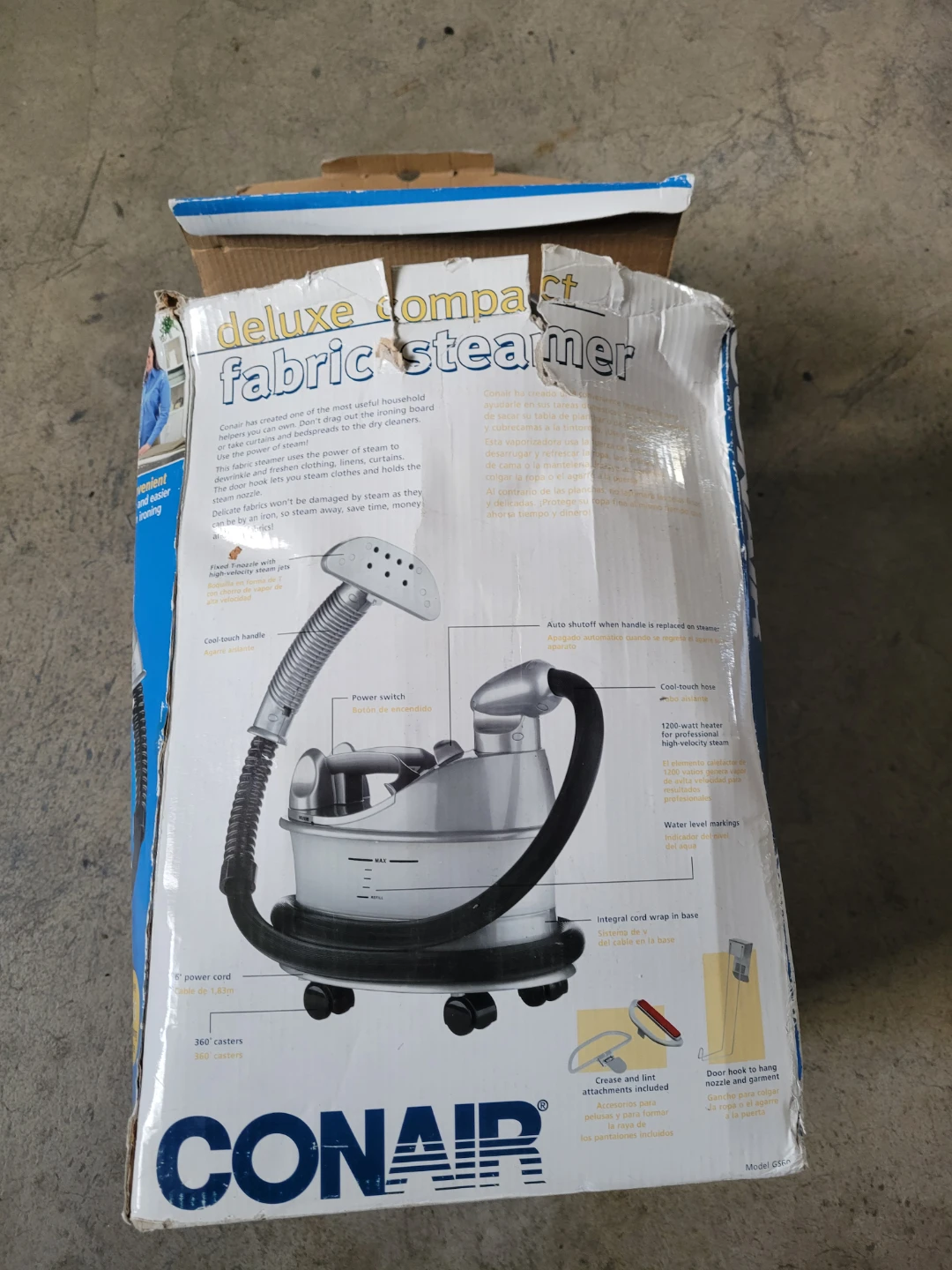 Conair Deluxe Compact Fabric Steamer - photo 2