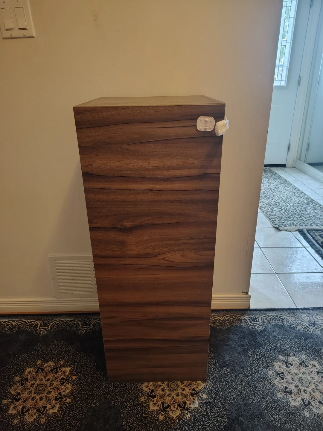 Tall Wooden Storage Cabinet