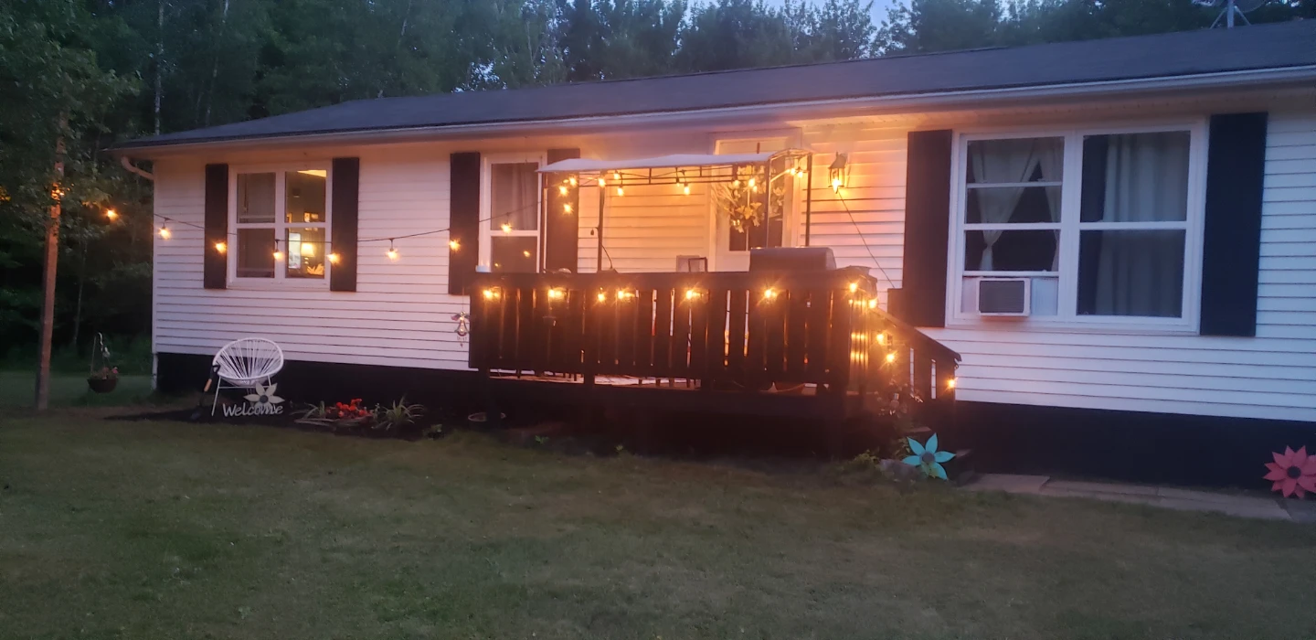 3-Piece Wicker Patio Set with Gastro Pub Lights & Gazebo - photo 2