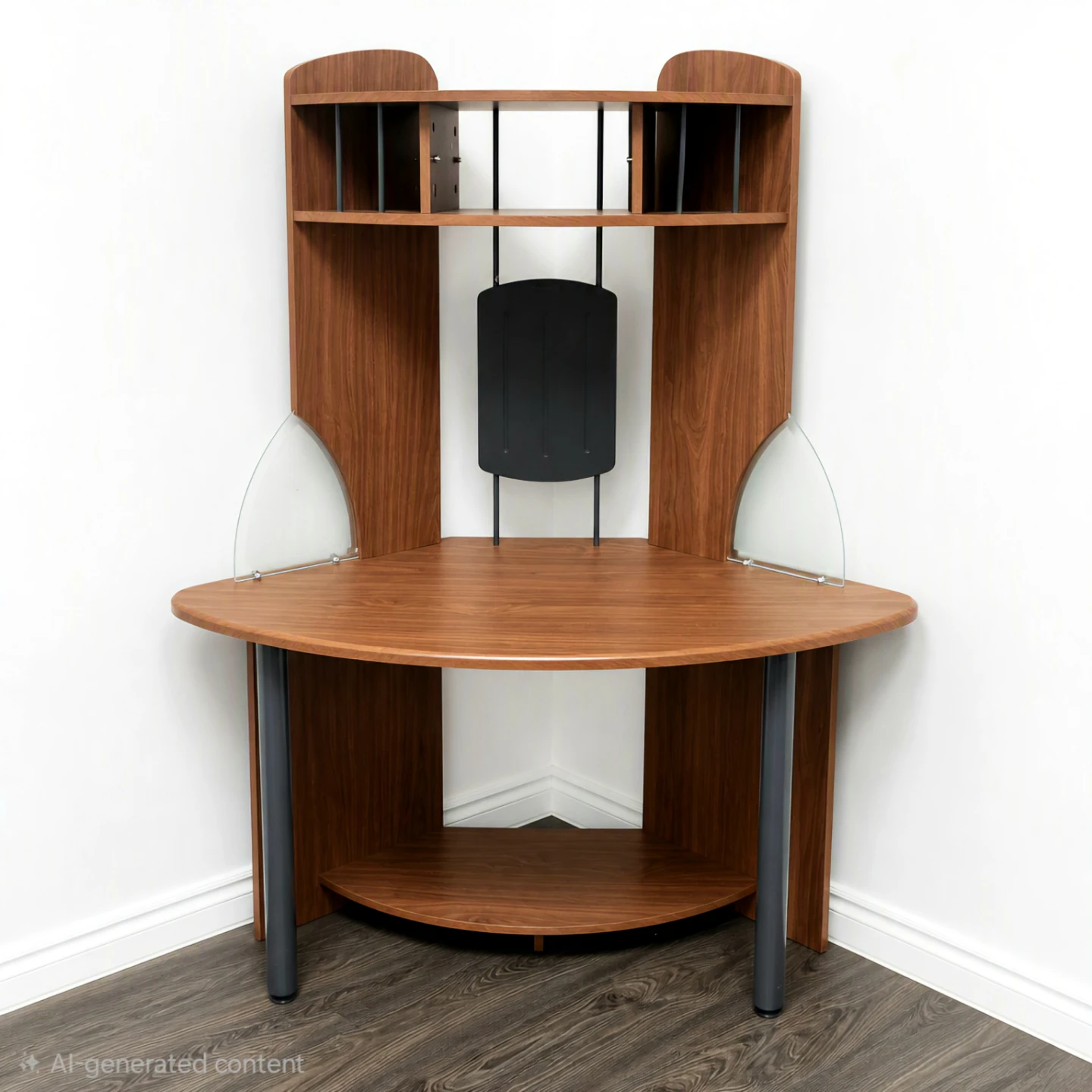 Wood Corner Computer Desk