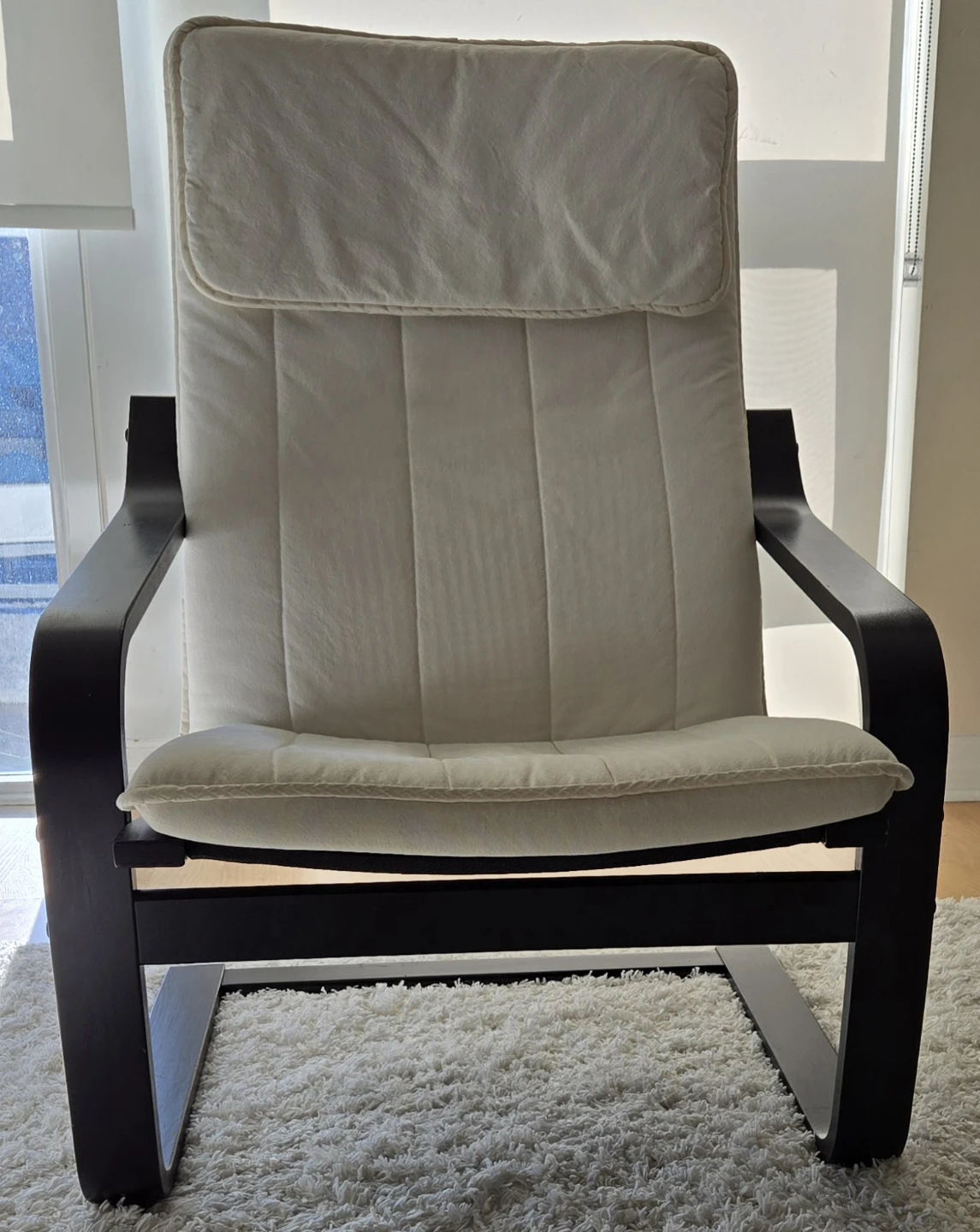 IKEA Poäng Armchair - Cream/Black