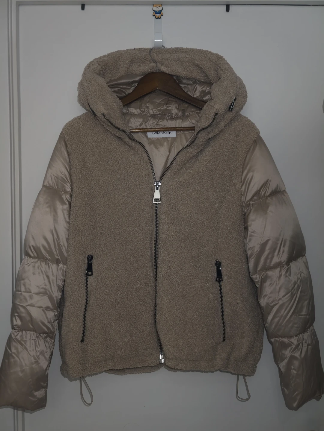 Calvin Klein unisex puffer Sherpa jacket