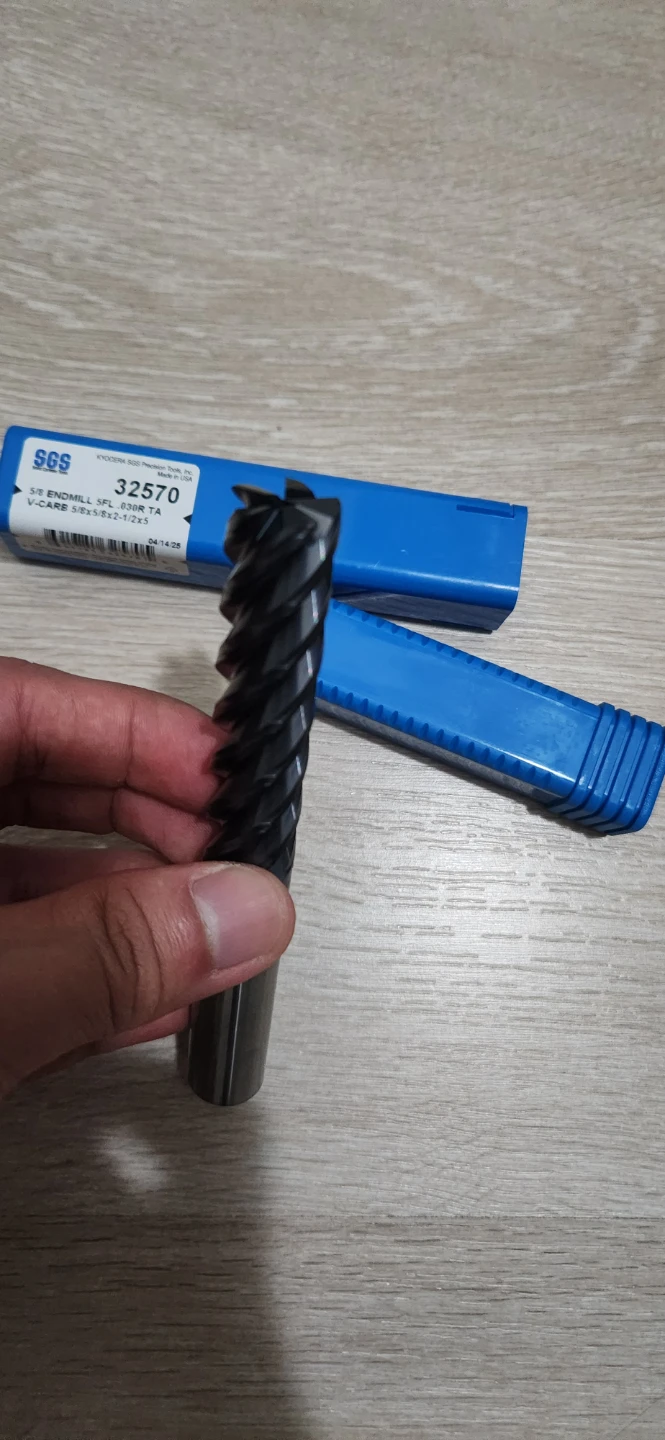 SGS V-CARB 5/8" 5-Flute Endmill - photo 5