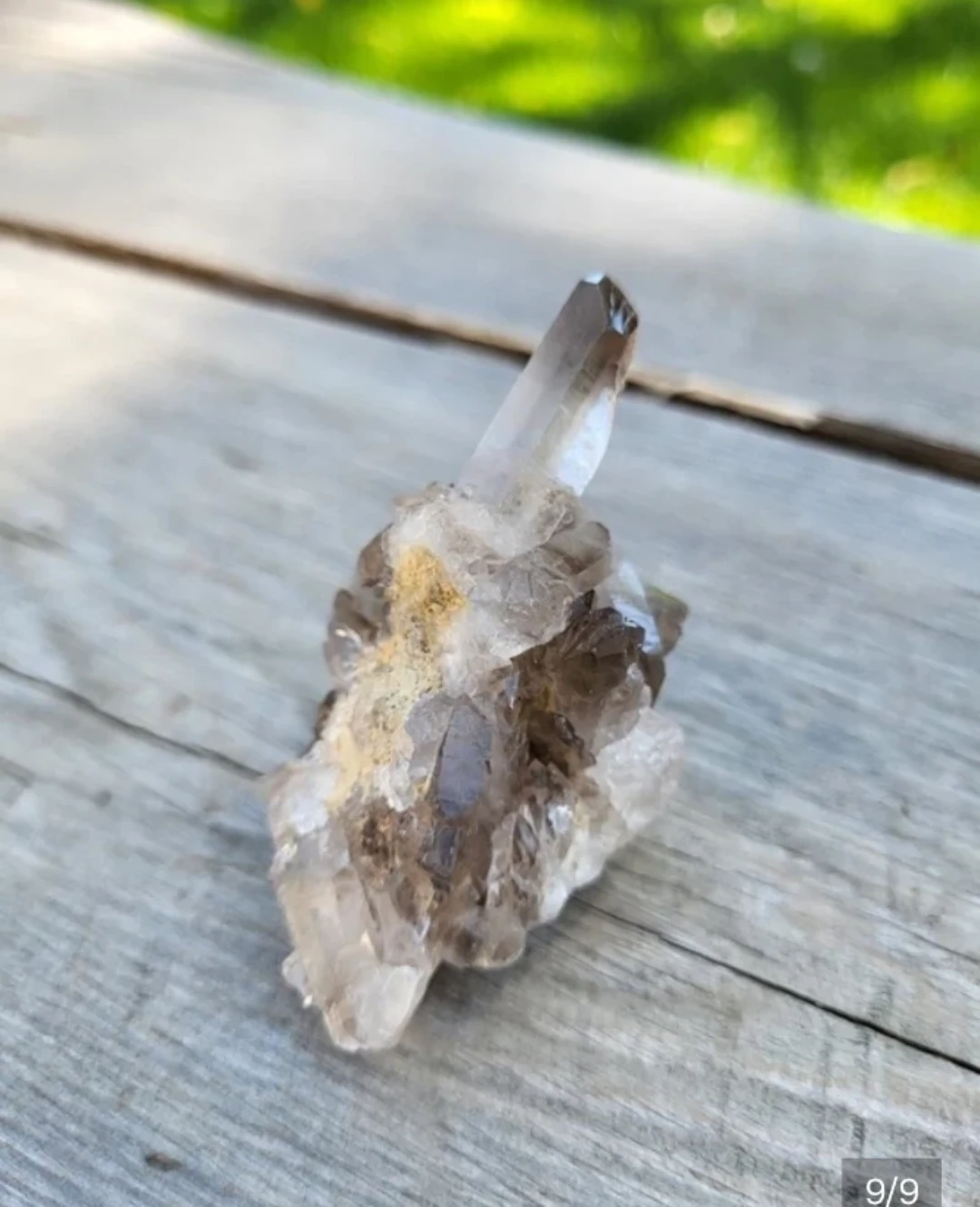 Smoky Quartz Crystal Cluster 🏈