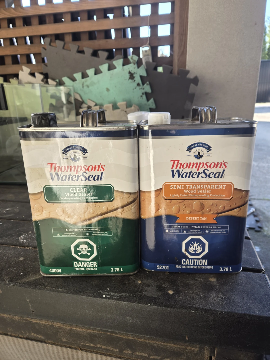 New sealed Thompson water seal wood sealant 2 avail