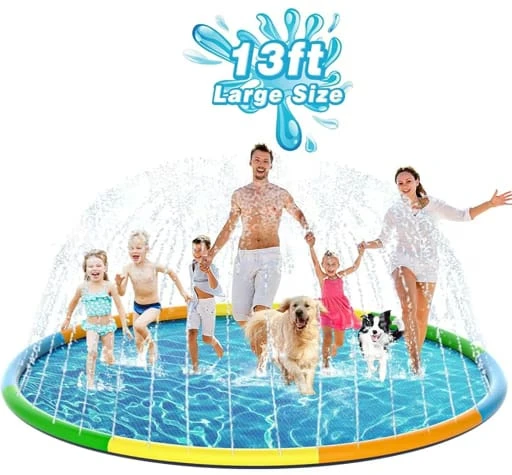 13ft Outdoor Kids and Pet Water Sprinkler Mat