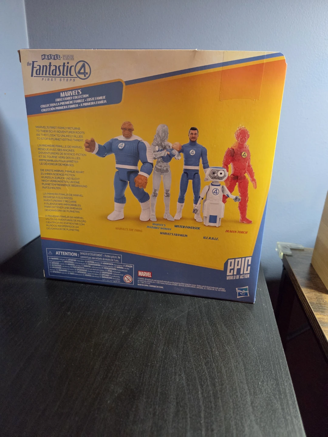 Marvel Studios Fantastic 4 First Steps Action Figure Set - photo 3