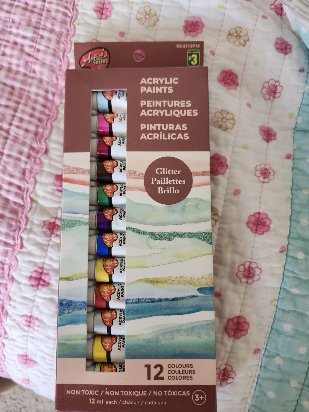 Artist's Series 12pk Acrylic Paint Tubes