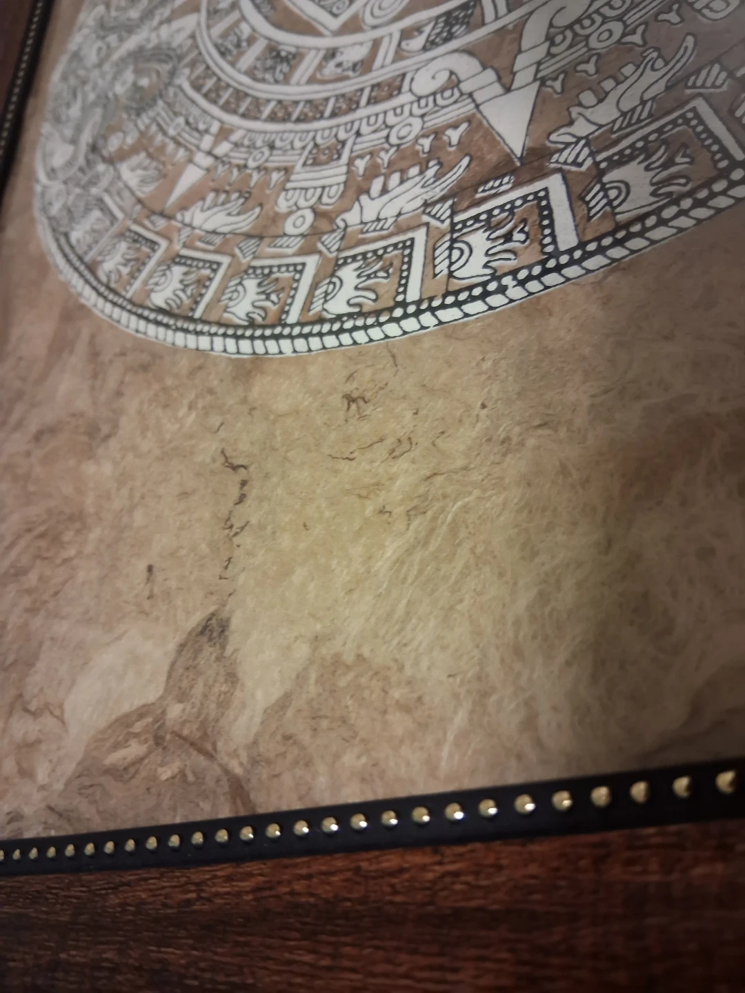 Framed Aztec Sun Stone Wall Art - photo 4