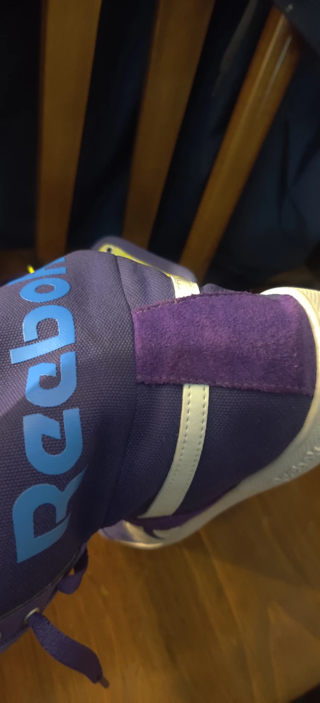 Reebok Classic High-Top Sneakers, Purple, Size 7 - photo 4