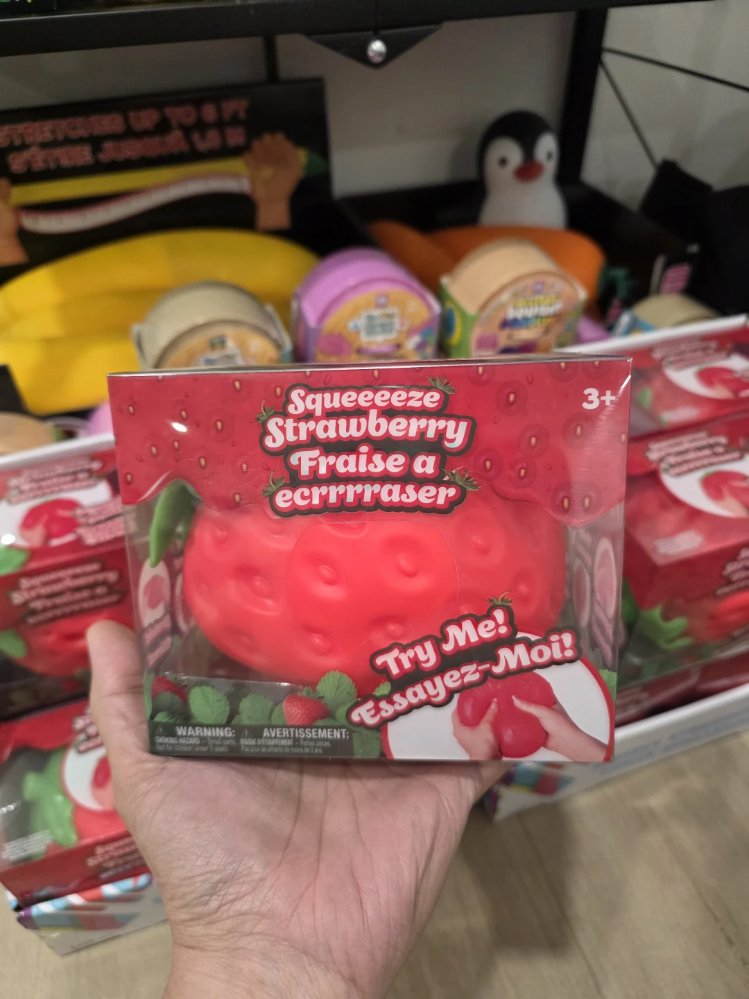 Strawberry Squishy Toy
