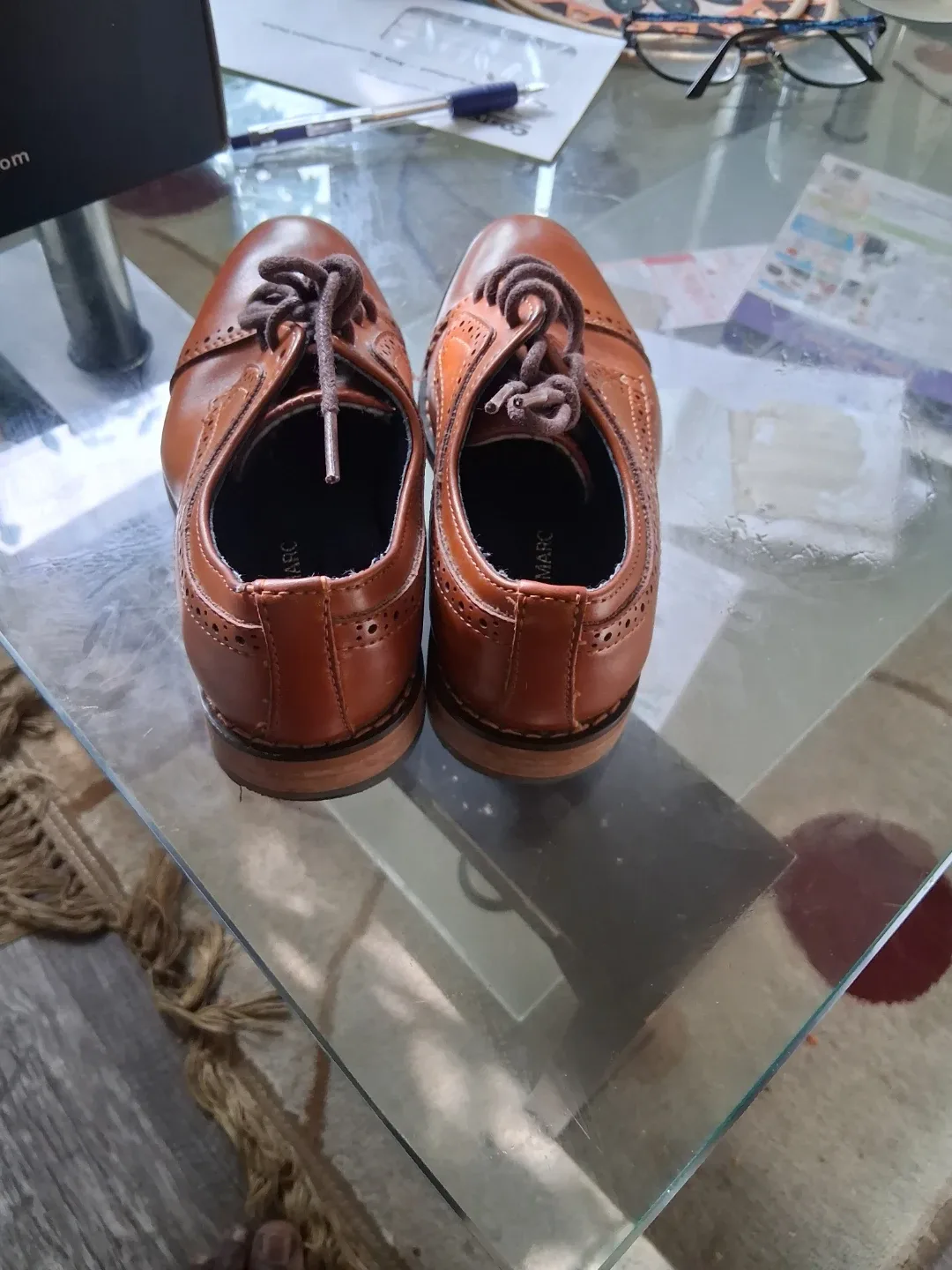 Bruno Marc Prince K1 Brown Dress Shoes Size 11 - photo 3
