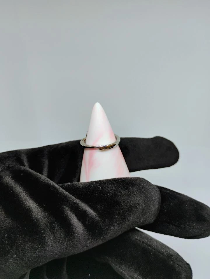 Red Oval Beauty 925 silver ring - photo 5