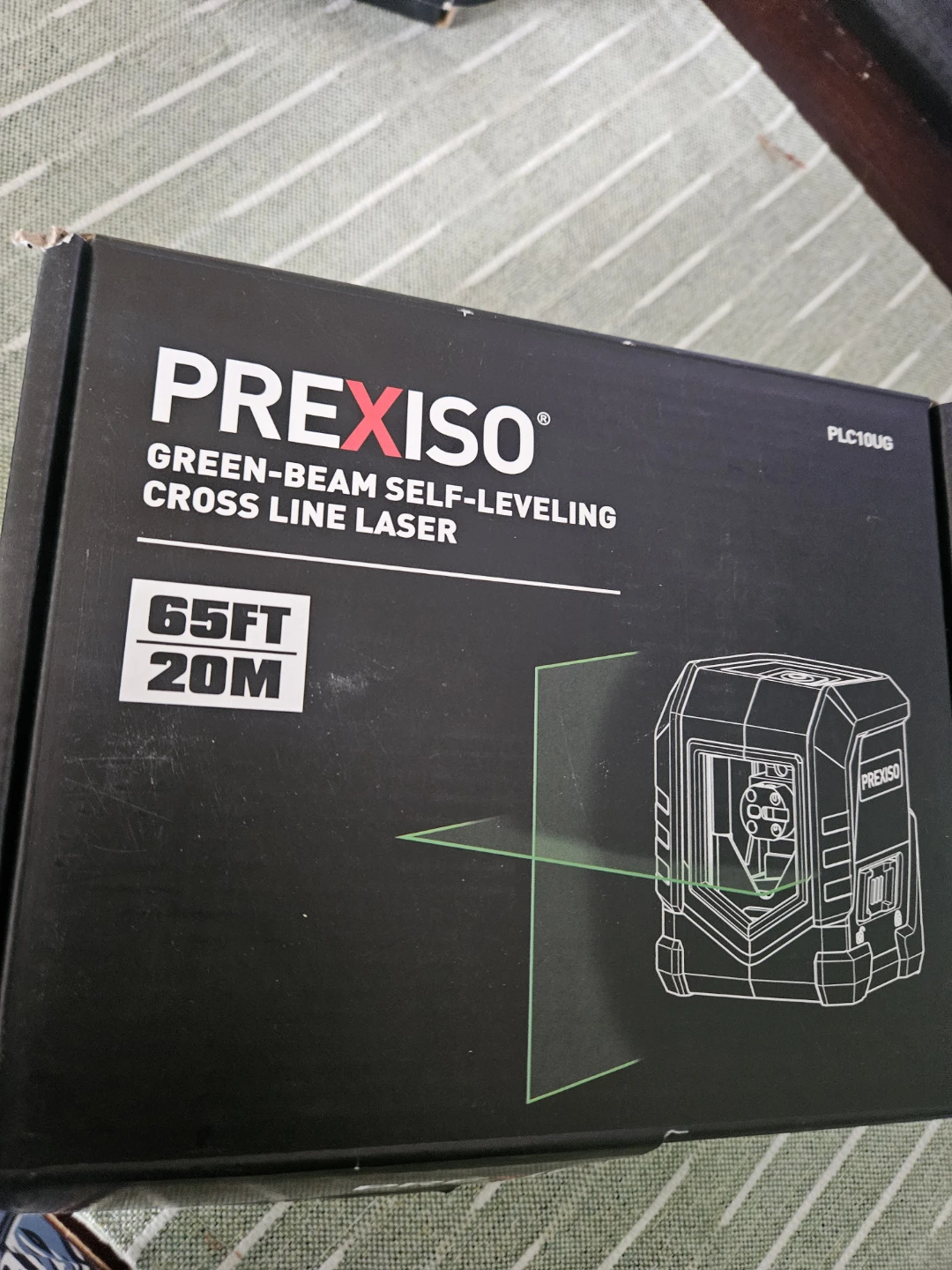 Prexiso Green-Beam Self-Leveling Cross Line Laser