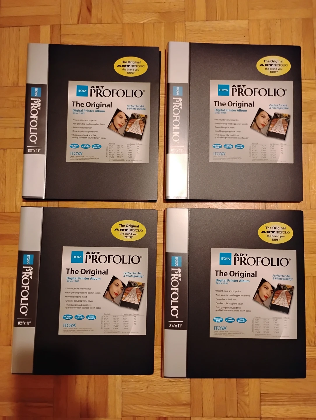 4x 24-page (48 view) 8.5x11 Itoya Art Profolio(s)